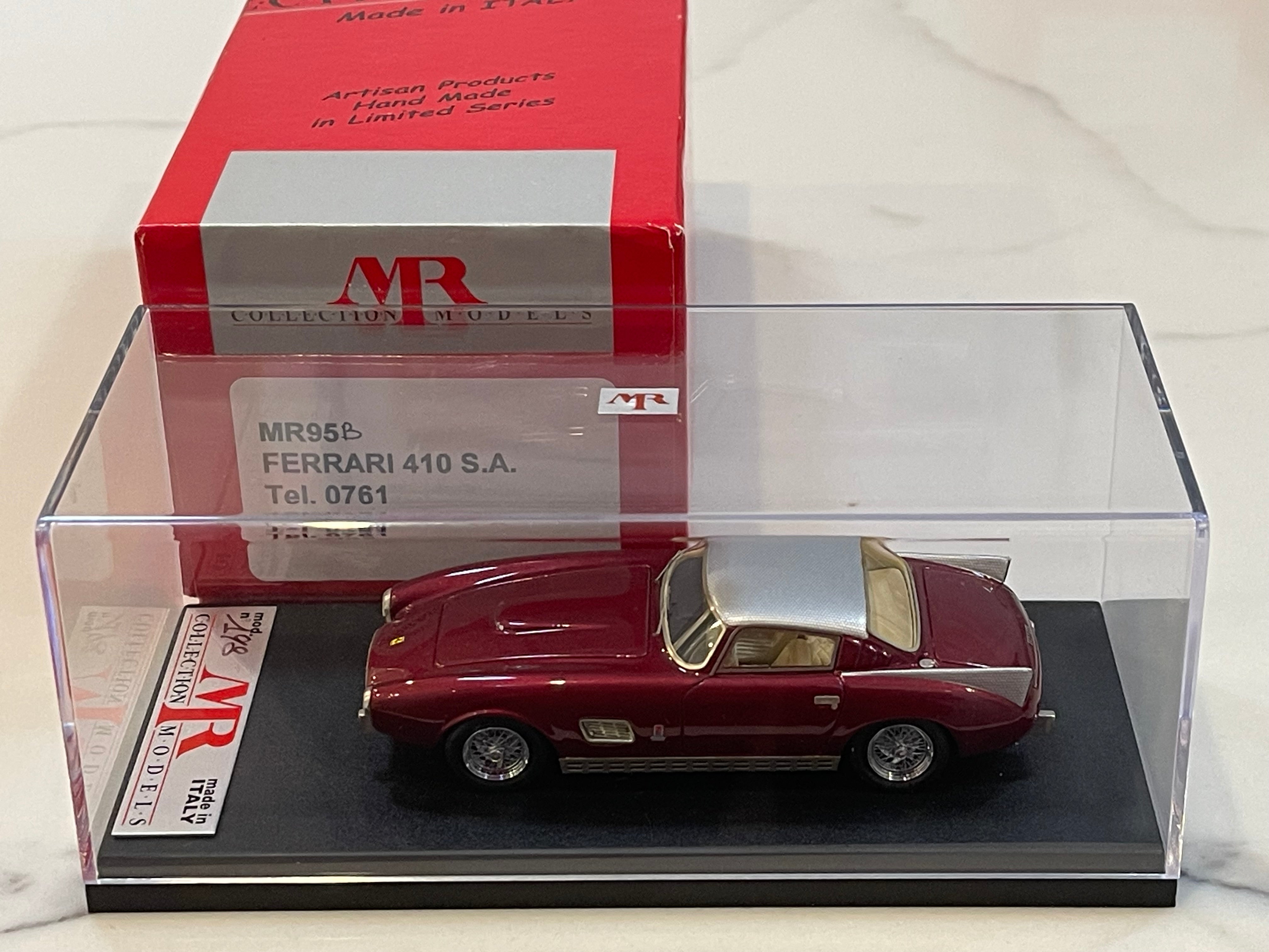 MR 1/43 Ferrari 410 SA Telaio 0761SA Dr. Wax 1957 Dark Red/Silver MR95B