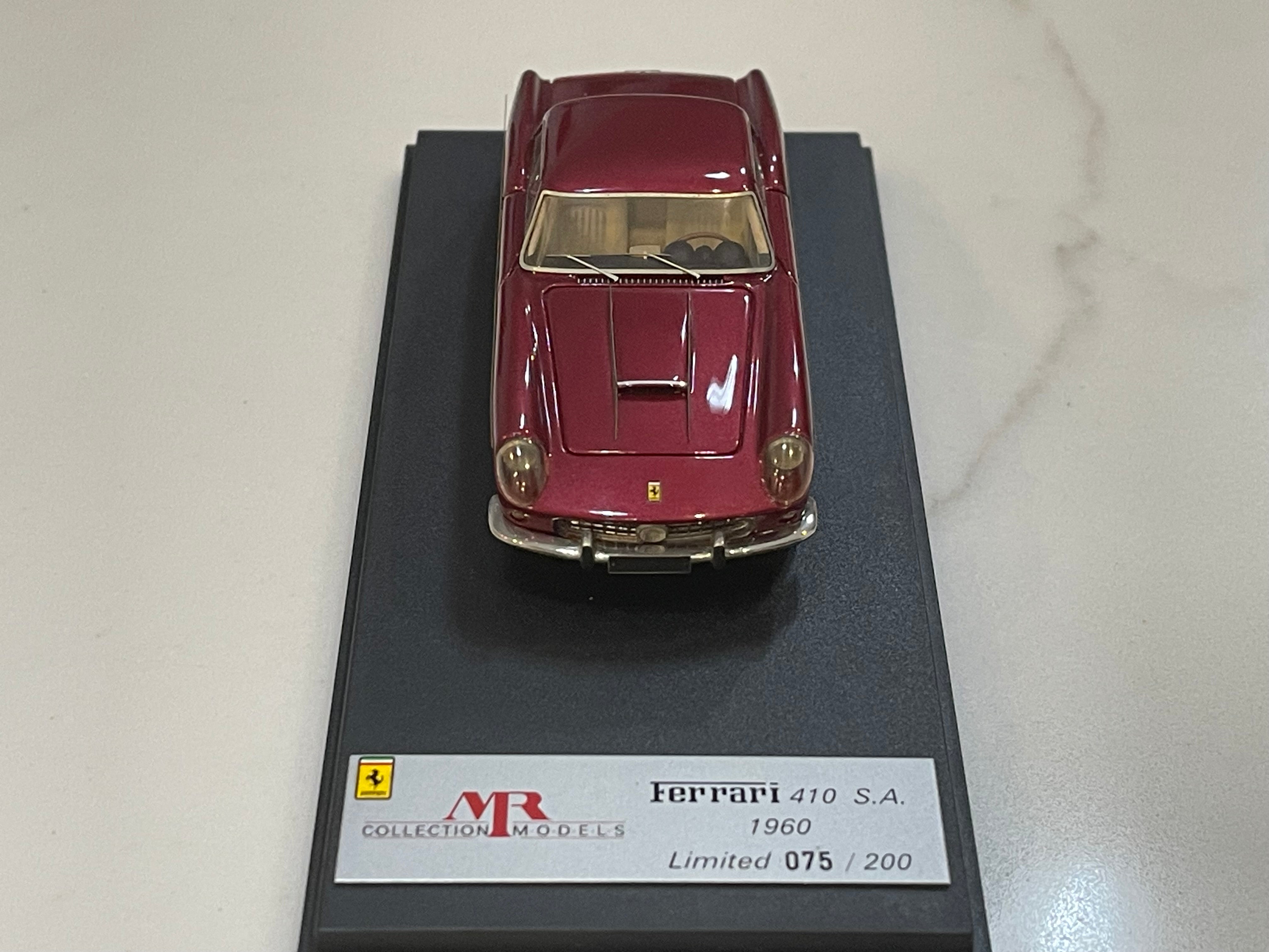 MR 1/43 Ferrari 410 Super America Fari Carenati 1960 Dark Red MRB03