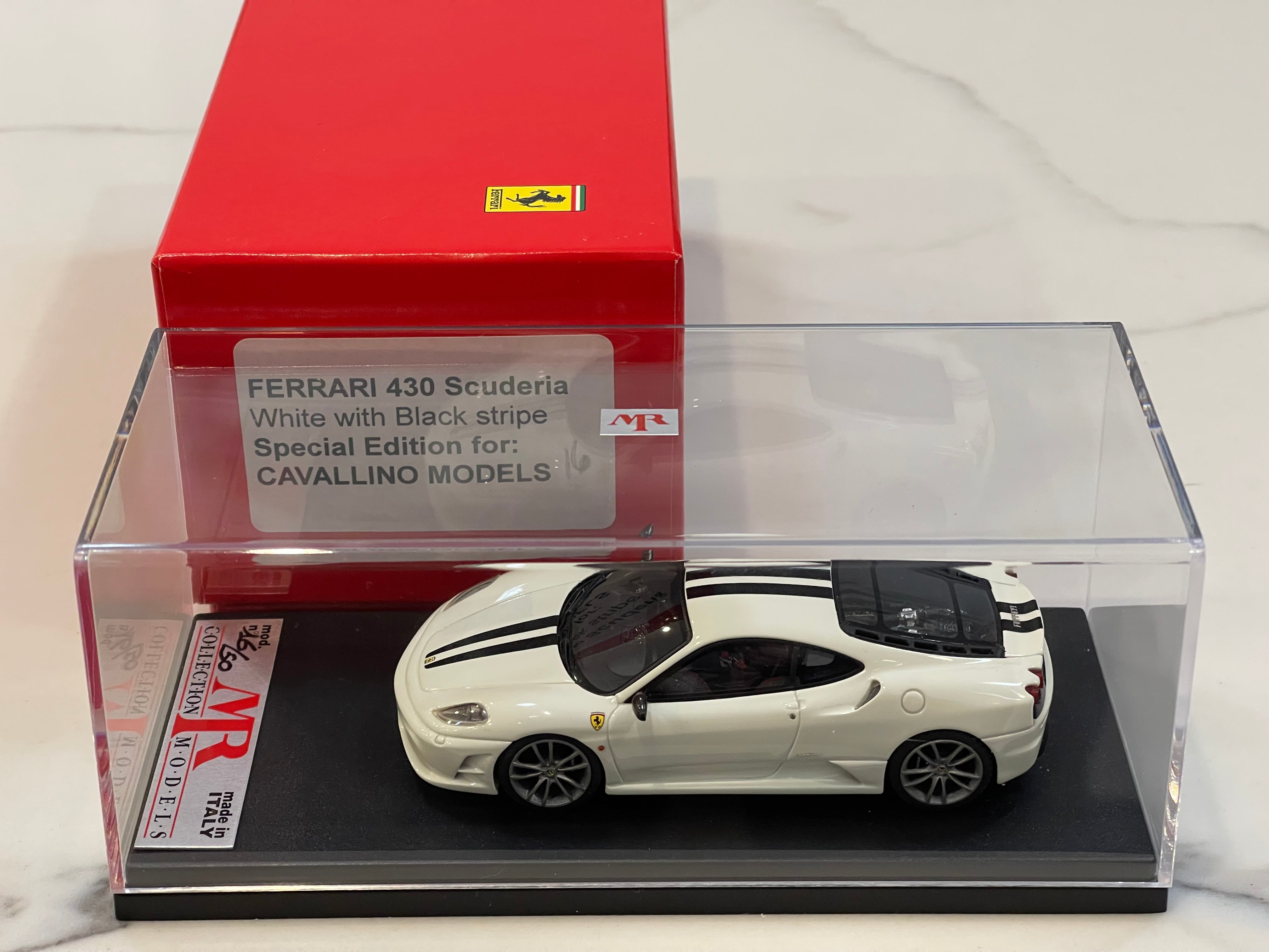 MR 1/43 Ferrari 430 Scuderia 2007 White MRCM430SCWHI