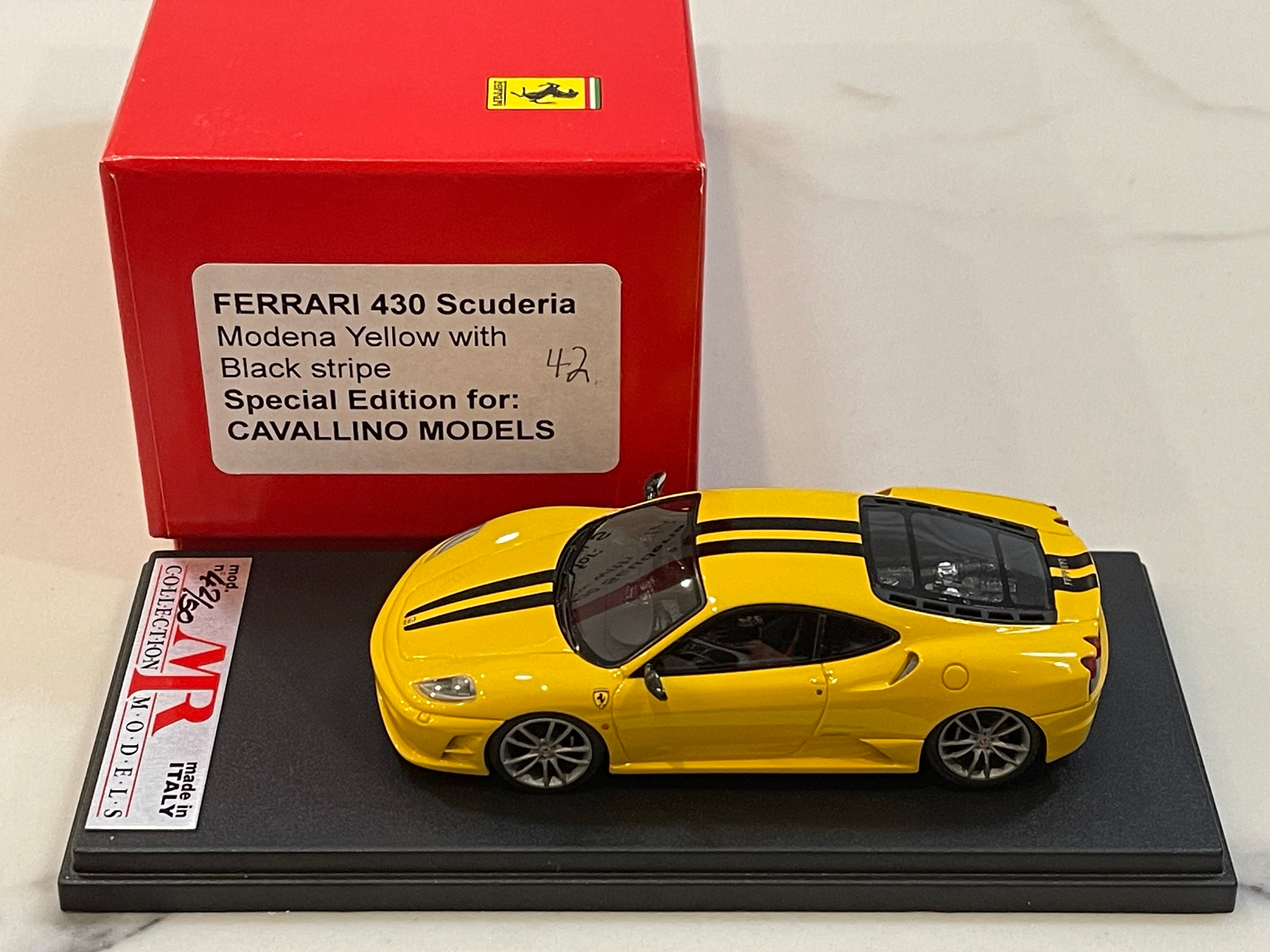 MR 1/43 Ferrari 430 Scuderia 2007 Yellow MRCM430SCYEL