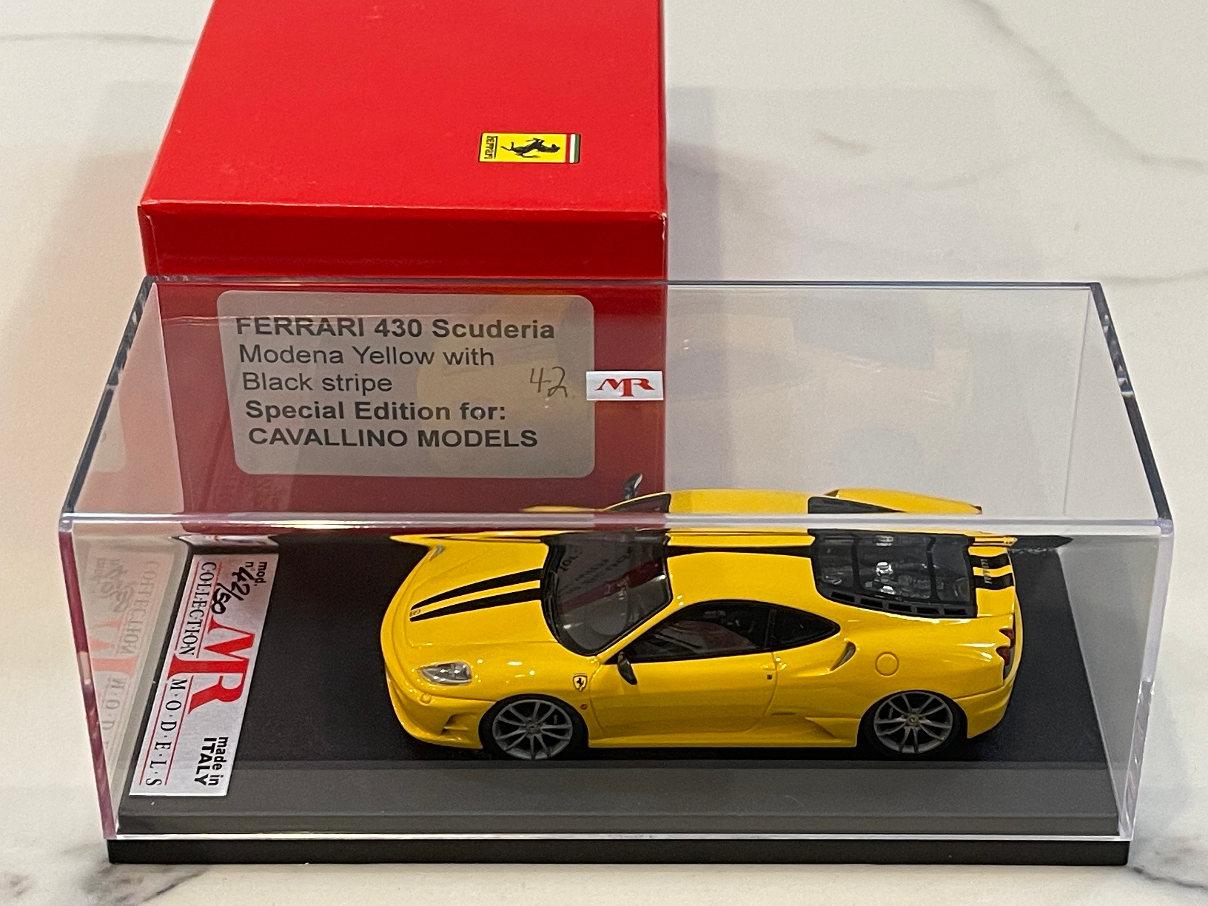 MR 1/43 Ferrari 430 Scuderia 2007 Yellow MRCM430SCYEL