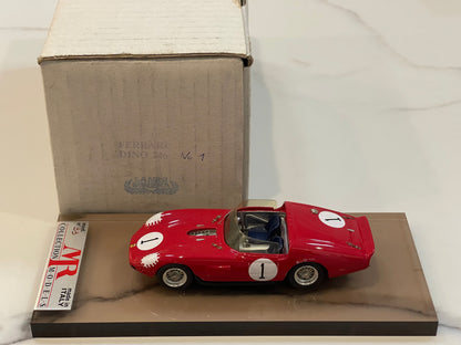 MR 1/43 Ferrari 246 S Dino Spyder Fantuzzi 1960 Red No. 1 MRC105
