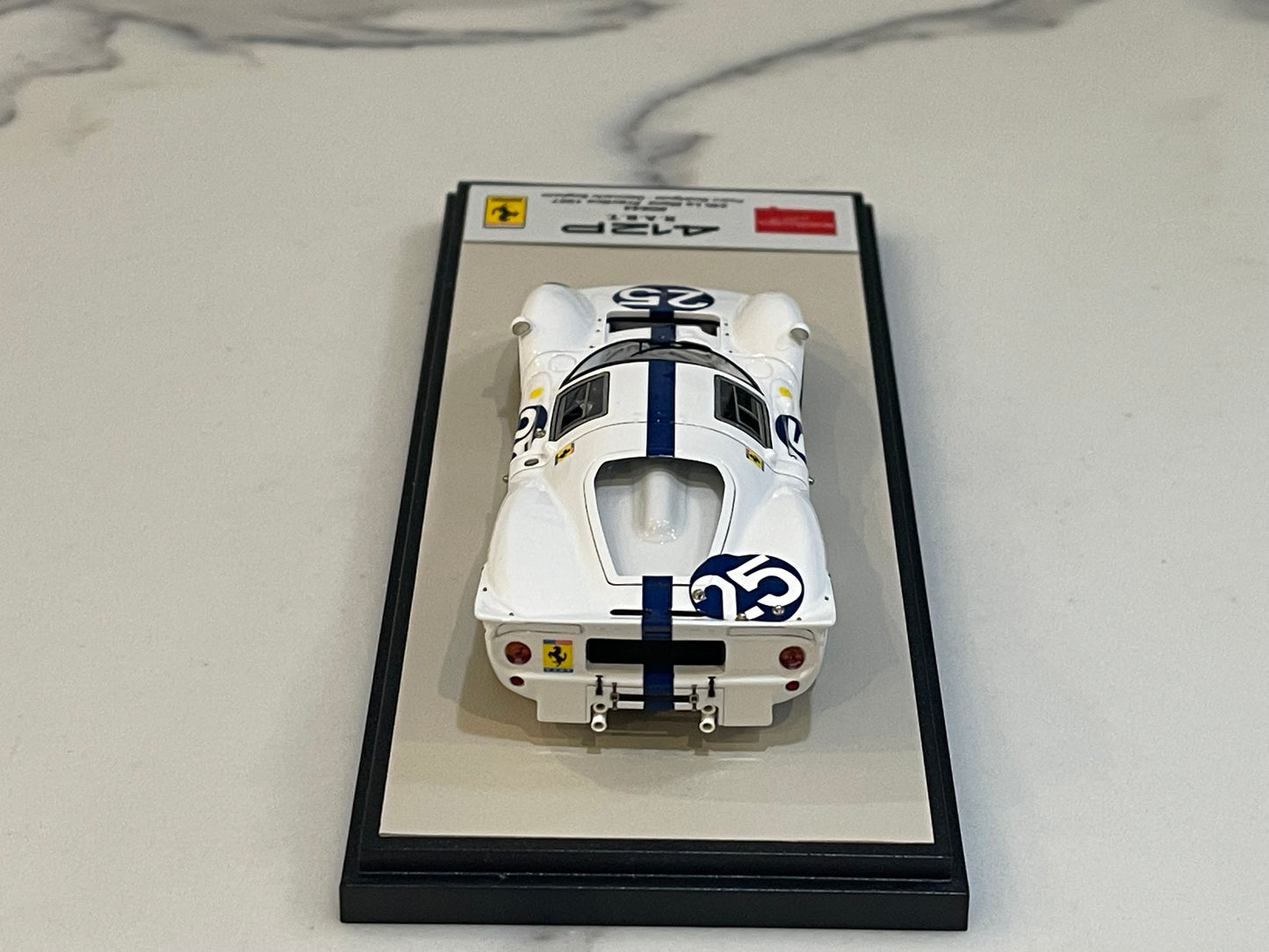 Make Up 1/43 Ferrari 412P 24 Hours Le Mans 1967 White No. 25 EM201B