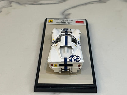 Make Up 1/43 Ferrari 412P 24 Hours Le Mans 1967 White No. 25 EM201B