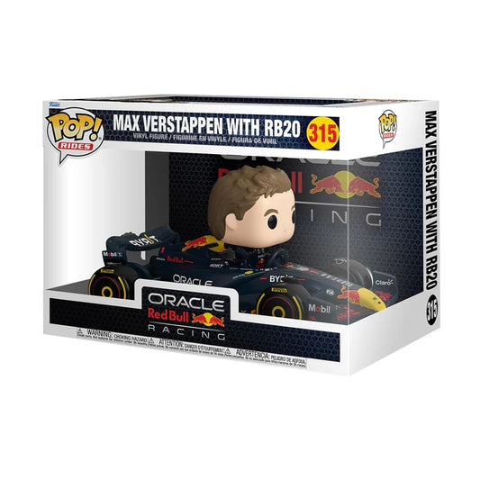 Red Bull Racing F1 Max Verstappen Formula 1 Car RB20 World Champion Mini Figure Navy