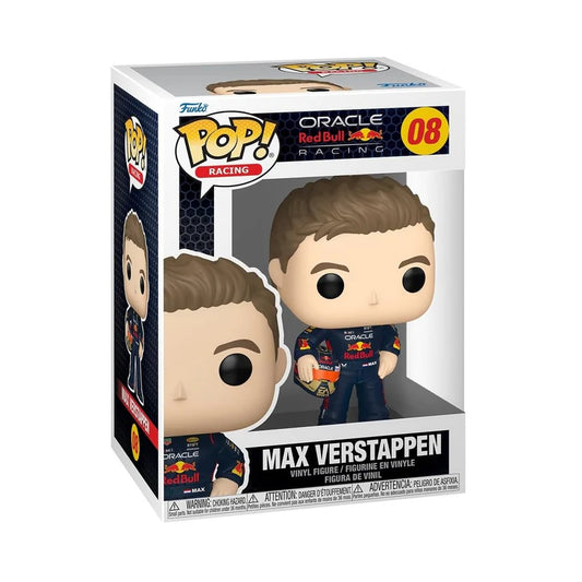 Red Bull Racing F1 Max Verstappen with Helmet Mini Figure Navy