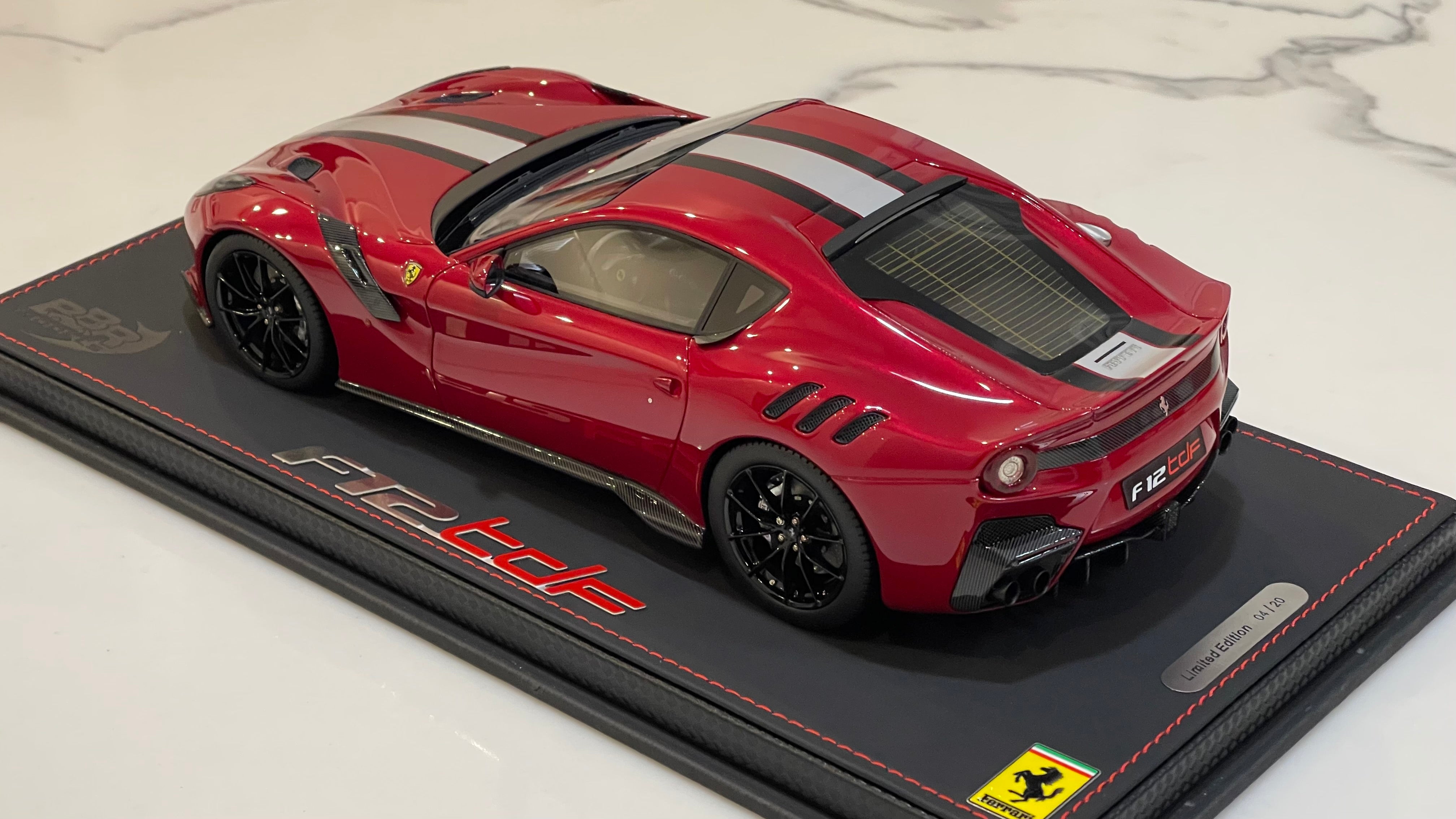 BBR 1/18 Ferrari F12 TDF 2015 Rosso Competizione P18121SCRM4