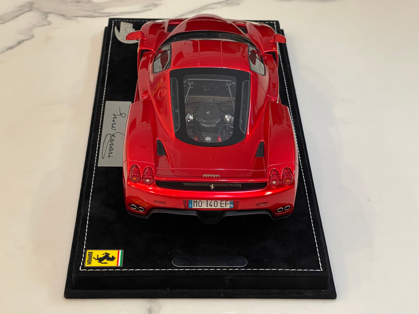 BBR 1/18 Ferrari Enzo 2004 Rosso F1 2007 P18134B