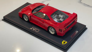 BBR 1/18 Ferrari F40 1987 Red P18151A