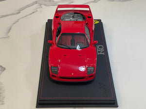 BBR 1/18 Ferrari F40 1987 Red P18151A