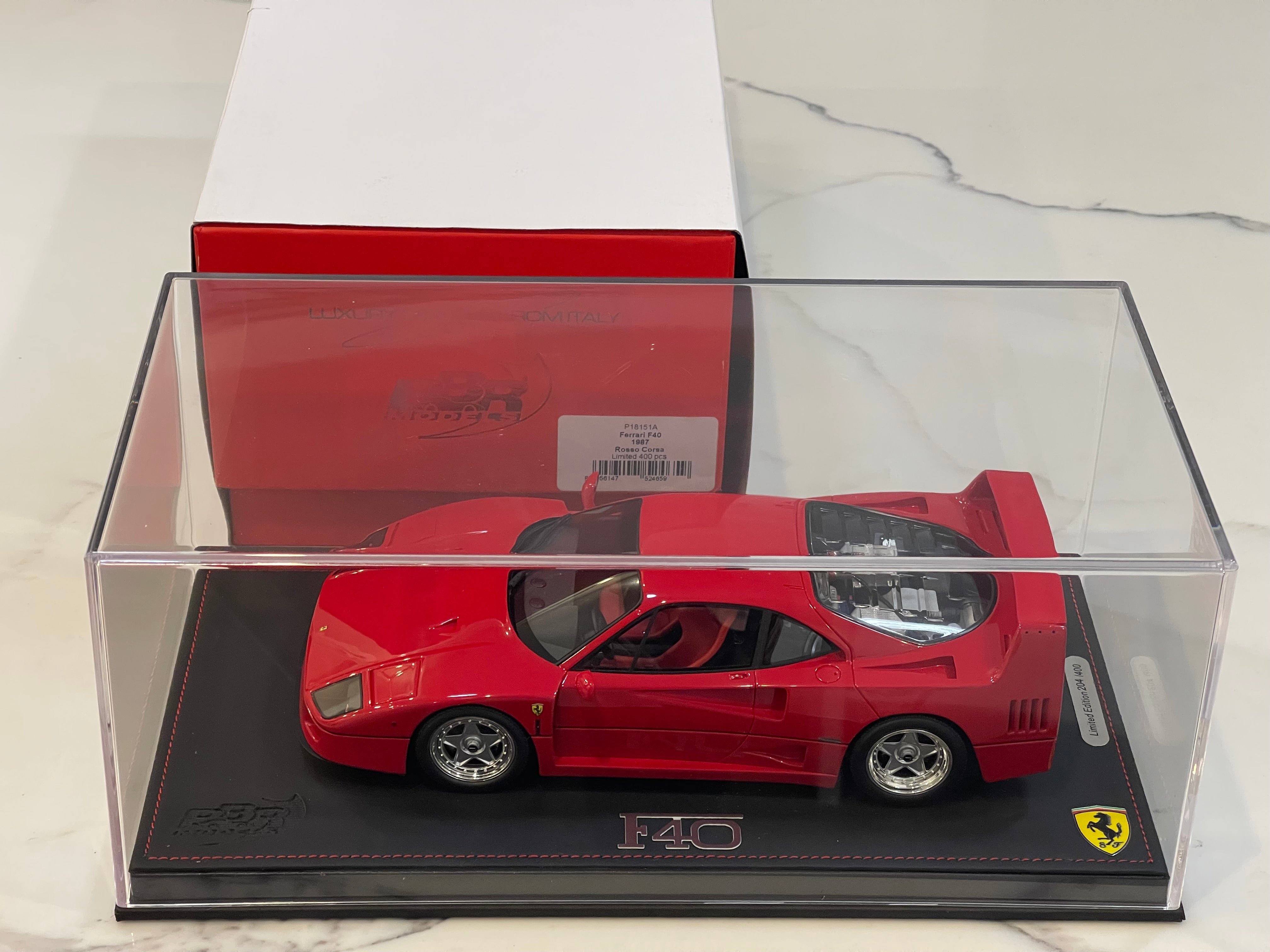 BBR 1/18 Ferrari F40 1987 Red P18151A