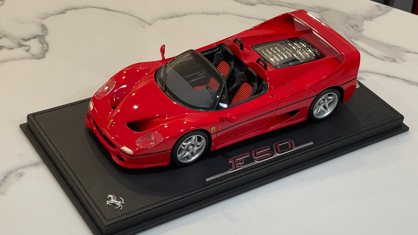 BBR 1/18 Ferrari F50 Spider Rosso Corsa P18190A
