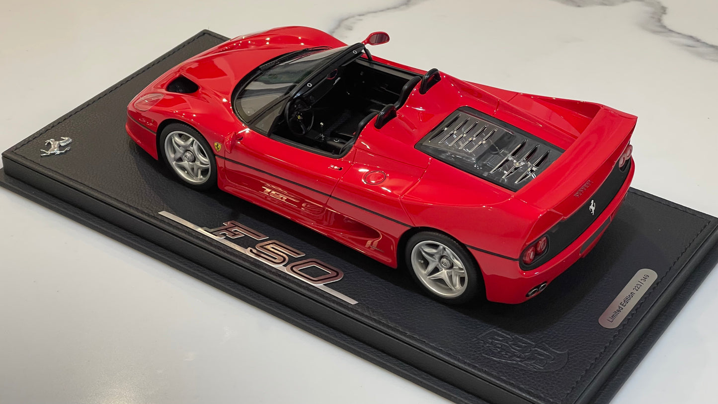 BBR 1/18 Ferrari F50 Spider Rosso Corsa P18190A