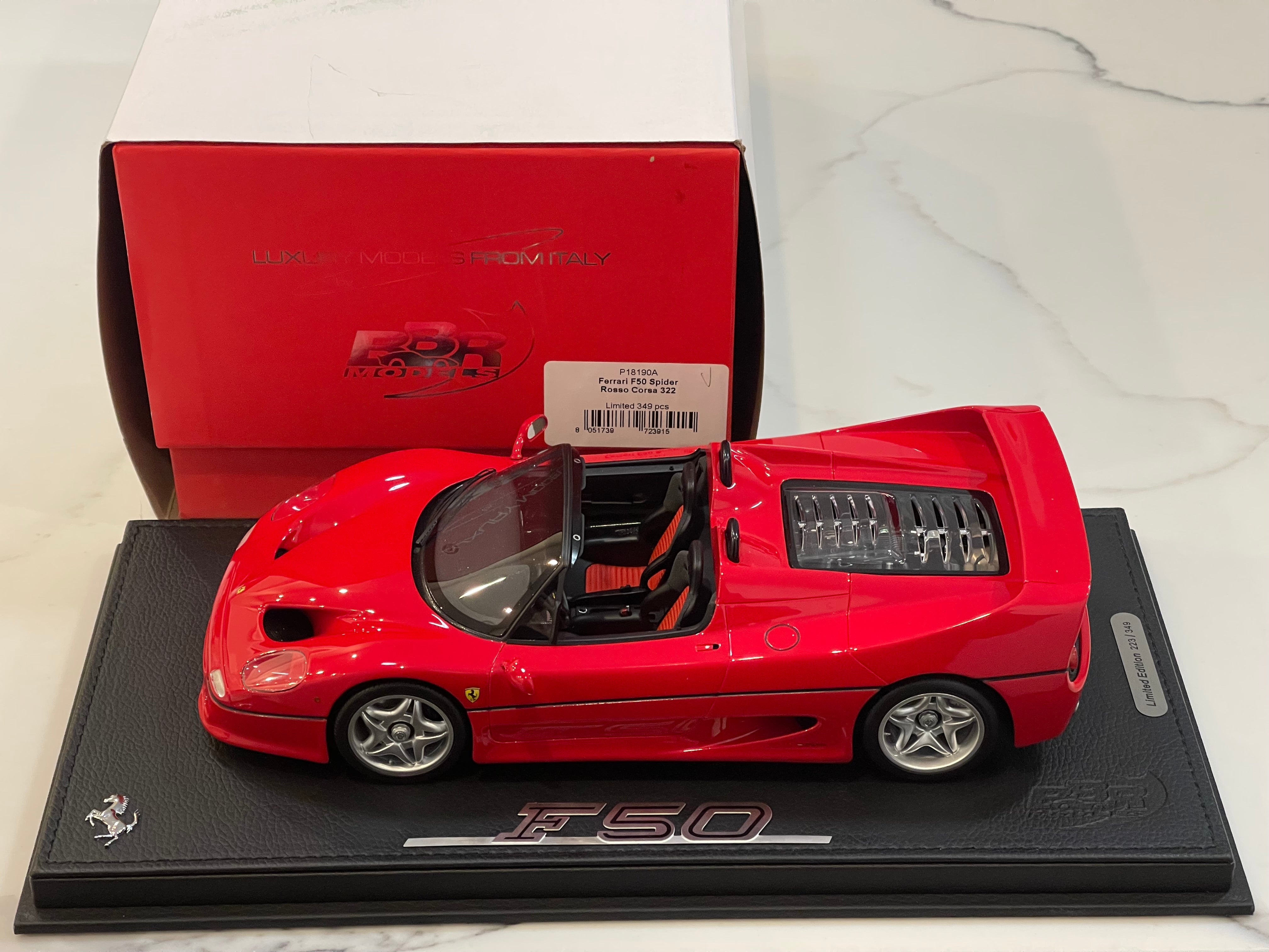 BBR 1/18 Ferrari F50 Spider Rosso Corsa P18190A