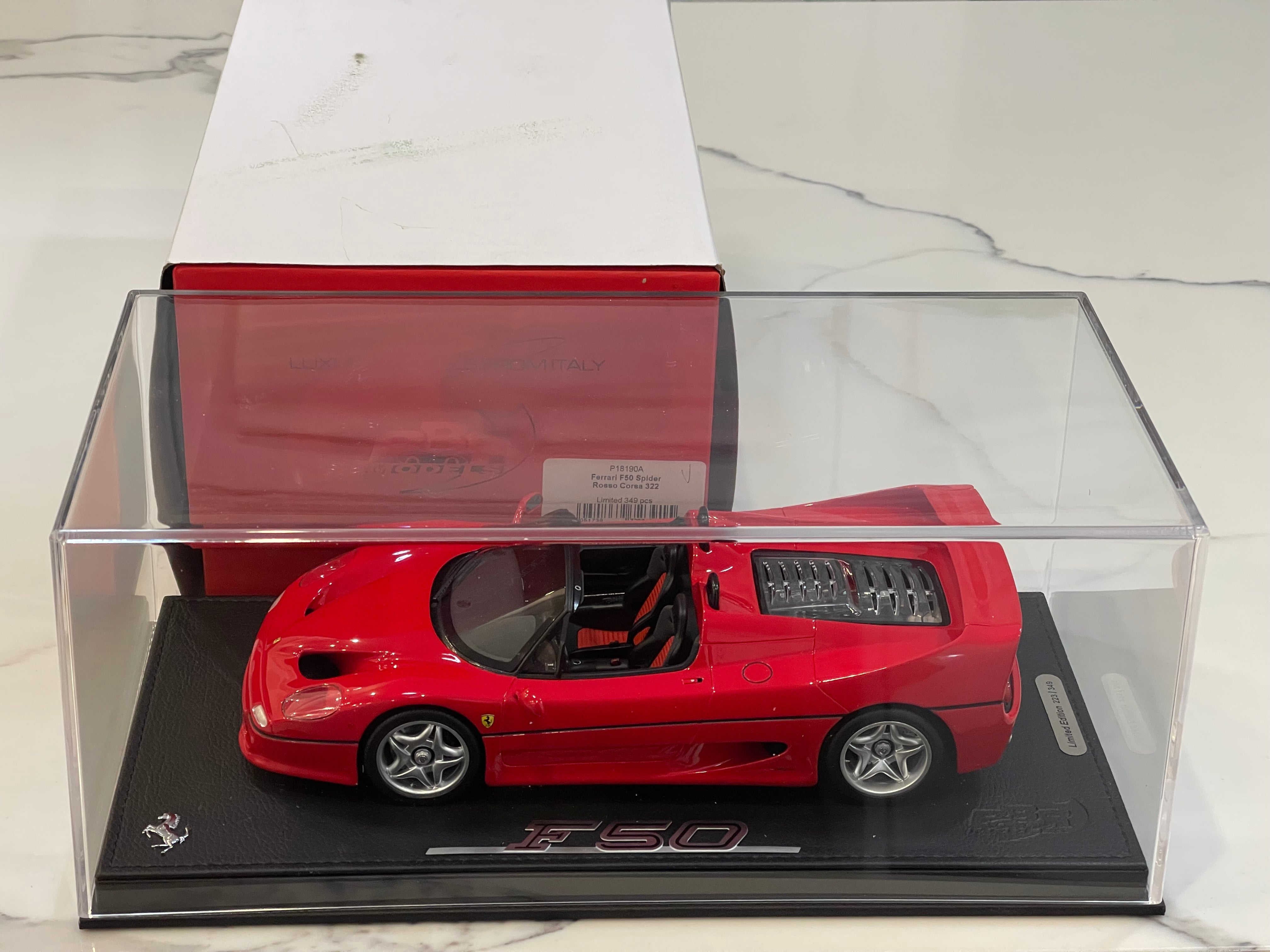 BBR 1/18 Ferrari F50 Spider Rosso Corsa P18190A