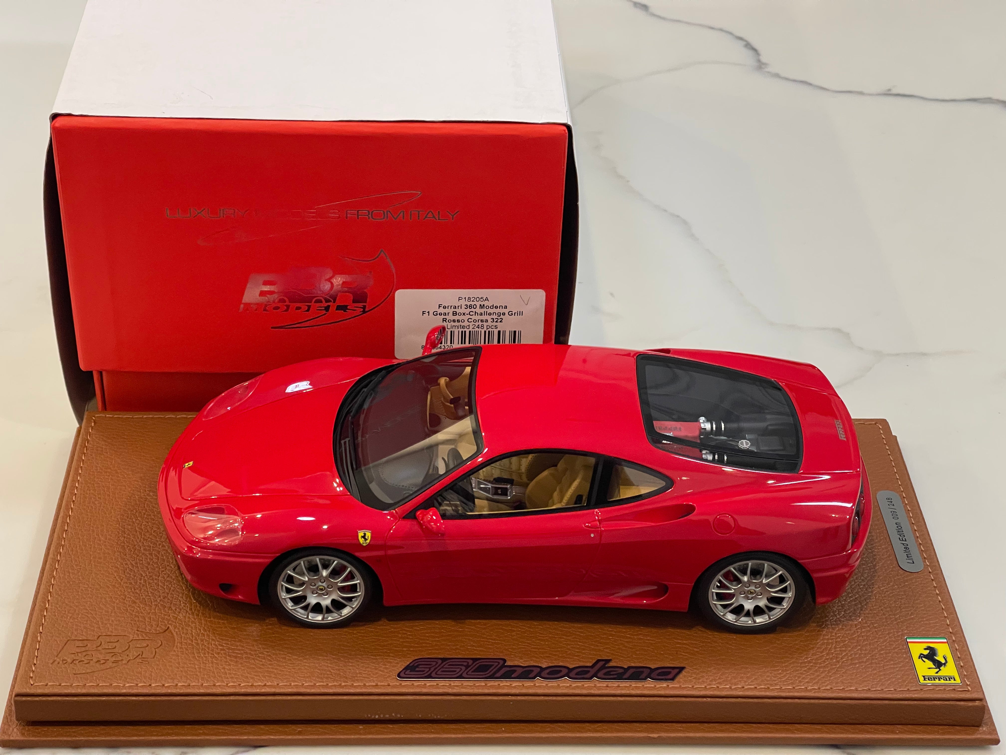 BBR 1/18 Ferrari 360 Modena Rosso Corsa P18205A
