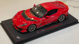 BBR 1/18 Ferrari 812 Competizione 2023 Rosso Corsa P18207B2