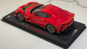 BBR 1/18 Ferrari 812 Competizione 2023 Rosso Corsa P18207B2