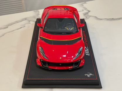 BBR 1/18 Ferrari 812 Competizione 2023 Rosso Corsa P18207B2