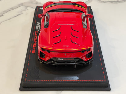 BBR 1/18 Ferrari 812 Competizione 2023 Rosso Corsa P18207B2