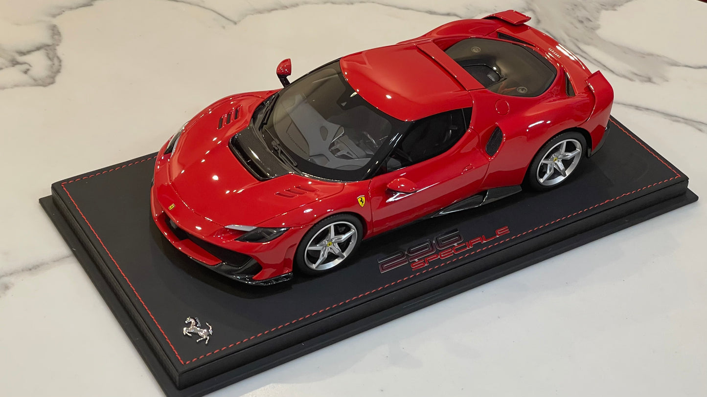 BBR 1/18 Ferrari 296 Speciale 2026 Rosso Corsa P18269B
