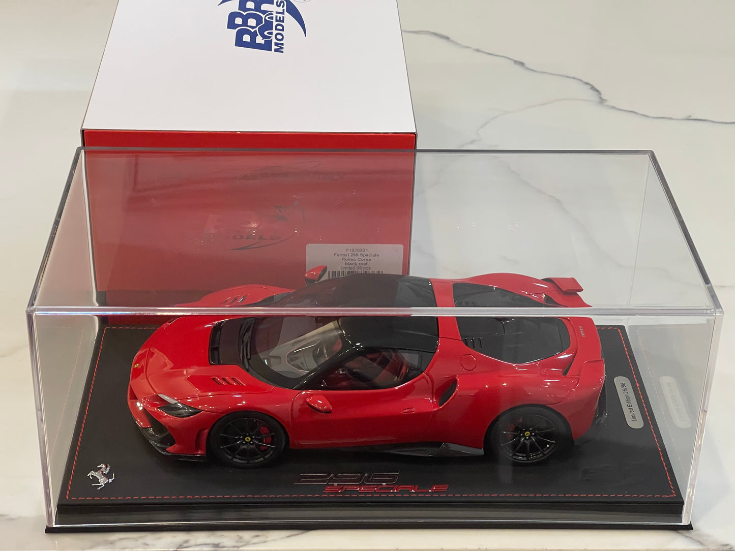 BBR 1/18 Ferrari 296 Speciale 2026 Rosso Corsa P18269B1