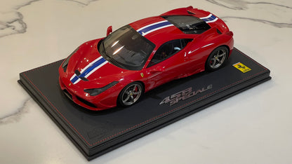 BBR 1/18 Ferrari 458 Speciale 2013 Frankfurt Motor Show Rosso Corsa P1868