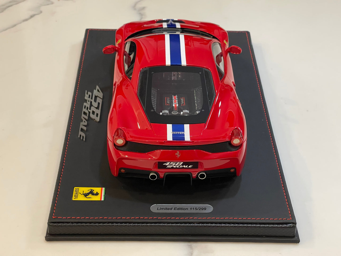 BBR 1/18 Ferrari 458 Speciale 2013 Frankfurt Motor Show Rosso Corsa P1868