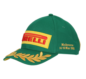 Pirelli Podium Special Edition Melbourne Australia GP 1st Place Hat Green