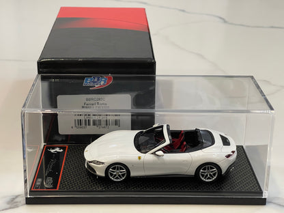 BBR 1/43 Ferrari Roma Spider 2023 Bianco Cervino BBRC282C