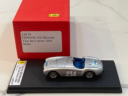 Looksmart 1/43 Ferrari 500 Mondial IV Tour de France No. 234 1954 Silver LS214