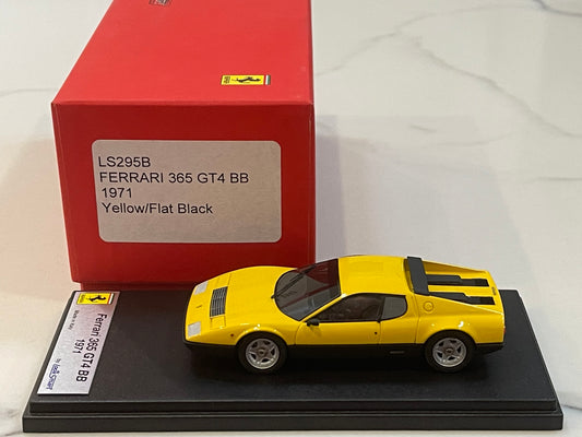 Looksmart 1/43 Ferrari 365 GT4/BB 1971 Yellow/Black LS295B