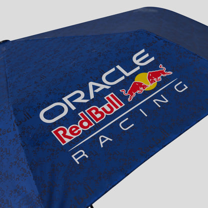 Red Bull Racing F1 2026 Team Telescopic Compact Umbrella Blue