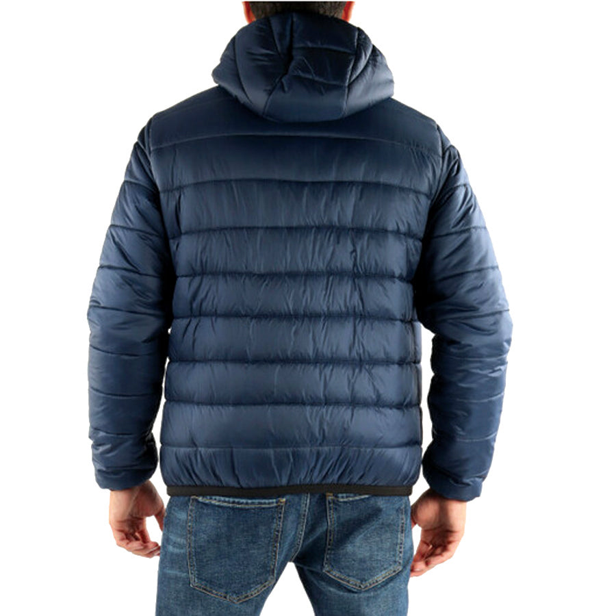 Automobili Lamborghini Men's Padded Hooded Jacket Navy