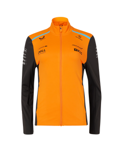 McLaren F1 Women's 2024 Team Softshell Jacket Orange/Dark Grey