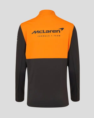 McLaren F1 Women's 2024 Team Softshell Jacket Orange/Dark Grey