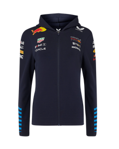 Red Bull Racing F1 Women's 2024 Team Full Zip Hooded Sweatshirt Navy