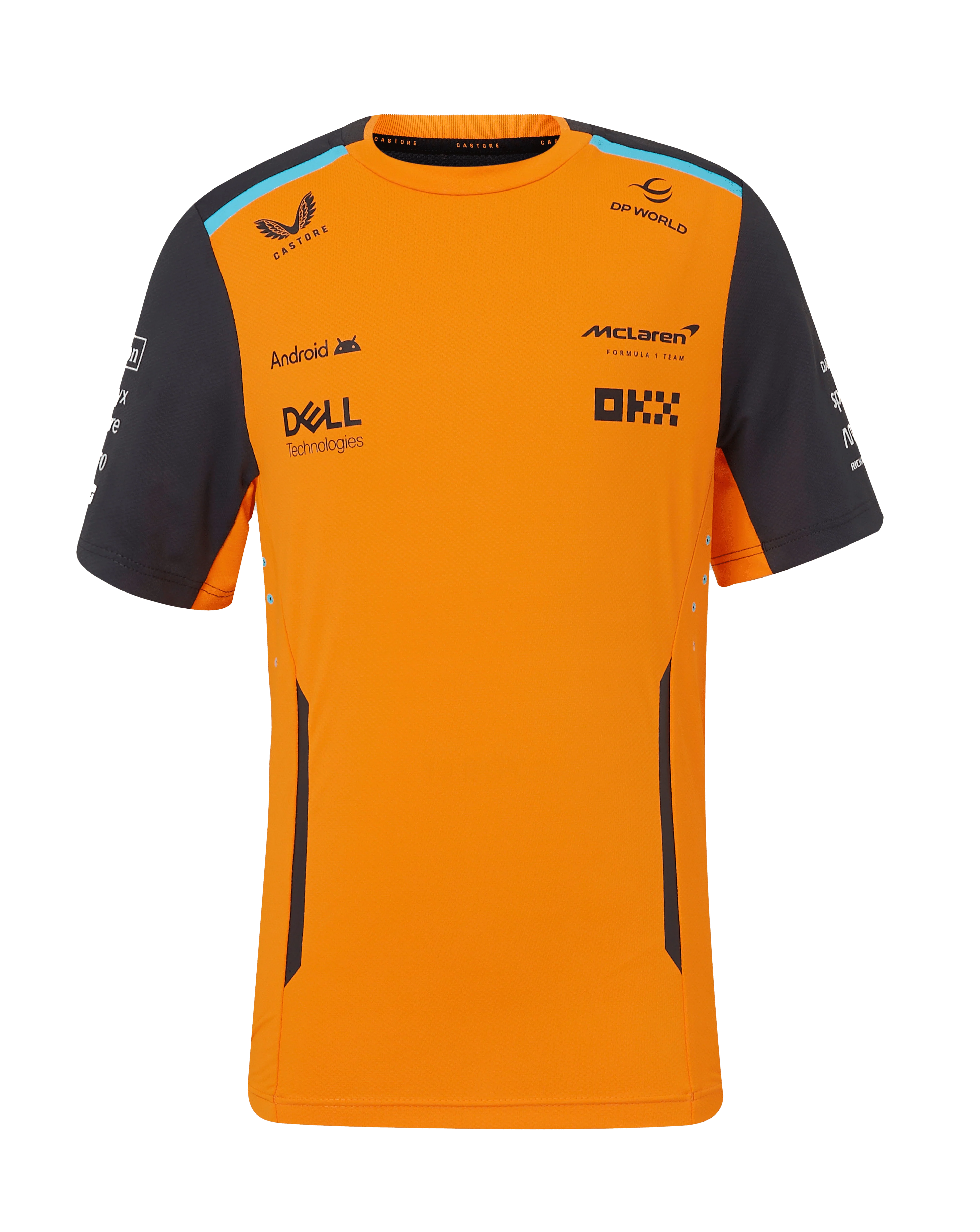 McLaren F1 Kid's 2024 Team Set Up T-Shirt Orange