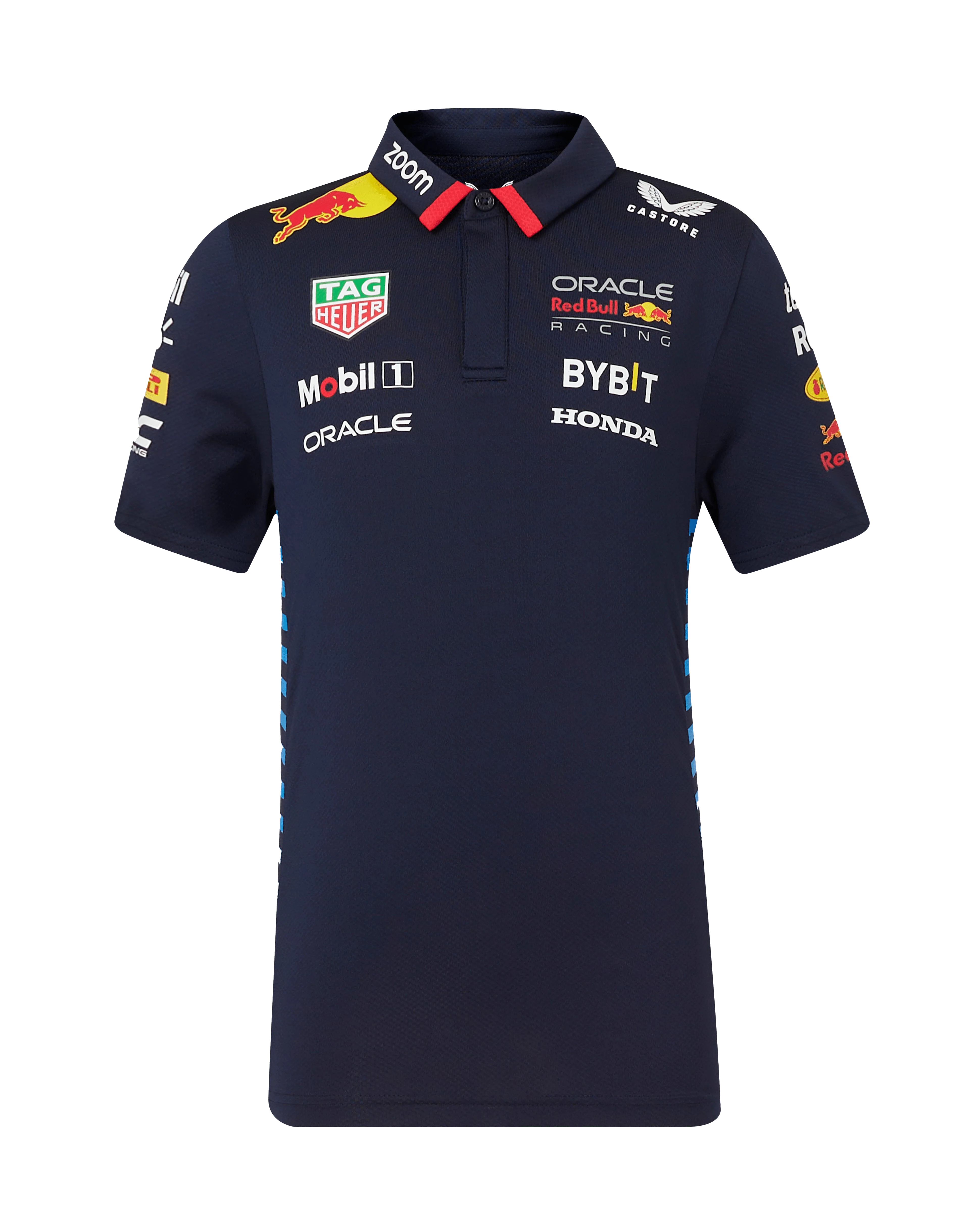 Red Bull Racing F1 Kid's 2024 Team Polo Shirt Navy