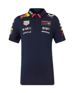 Red Bull Racing F1 Kid's 2024 Team Polo Shirt Navy