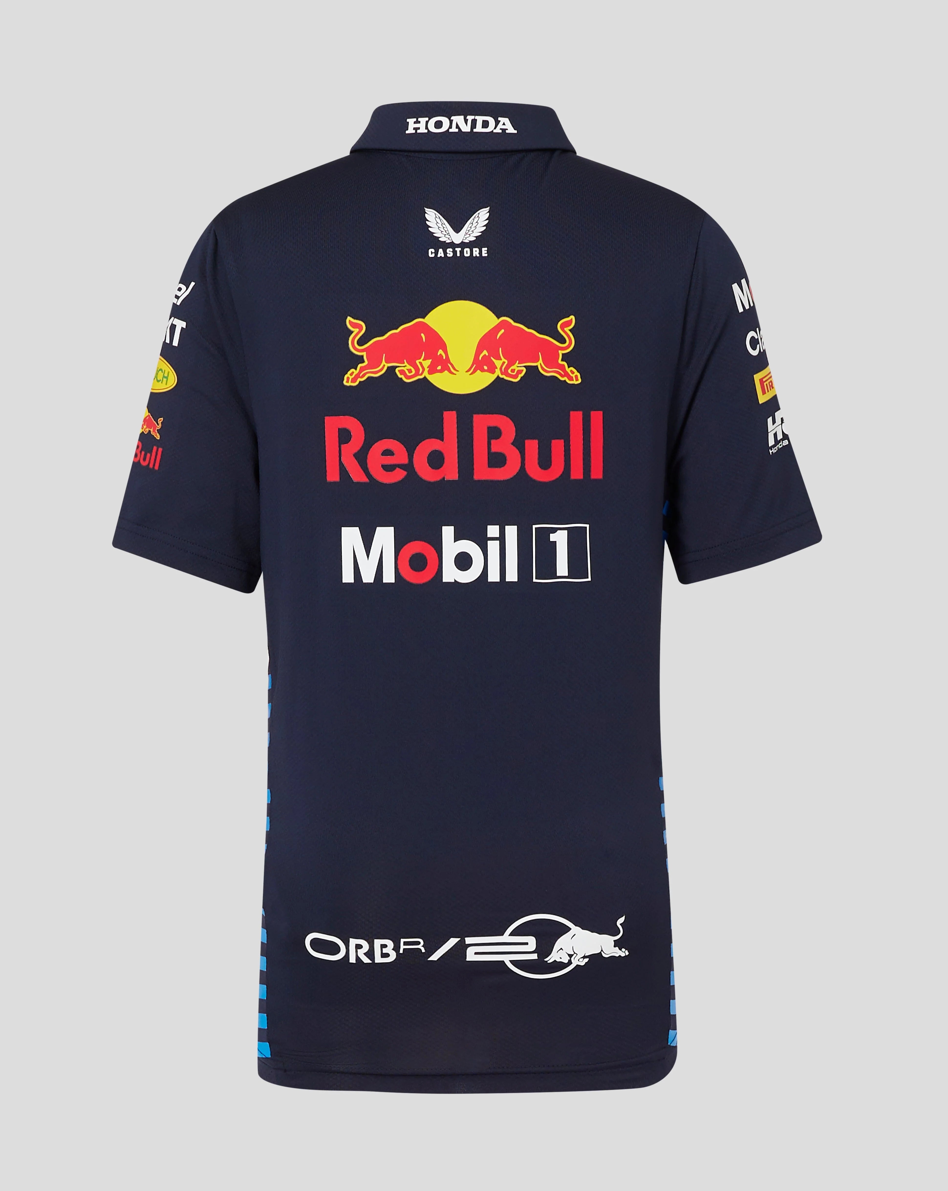 Red Bull Racing F1 Kid's 2024 Team Polo Shirt Navy