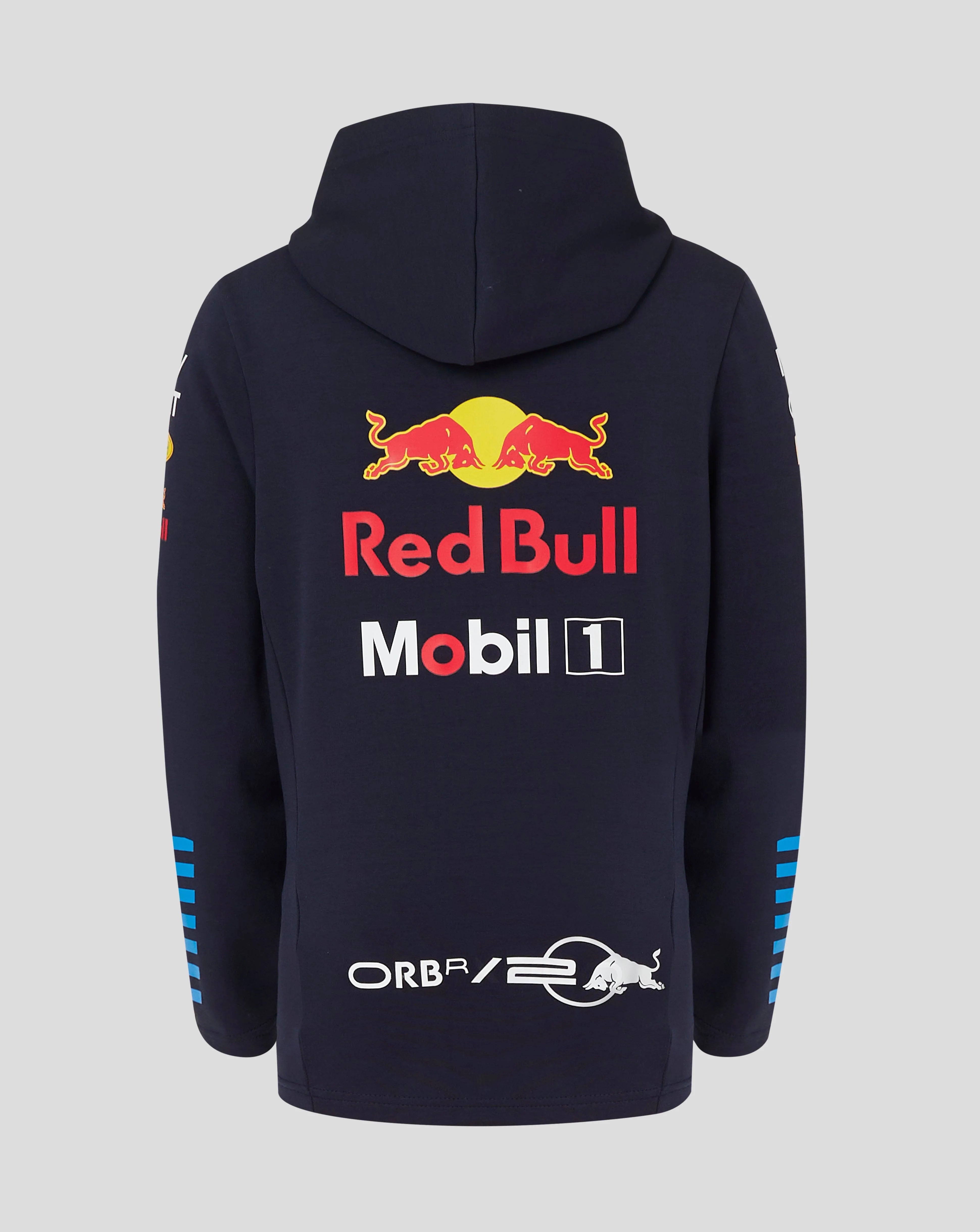 Red Bull Racing F1 Kid's 2024 Team Full Zip Hoodie Navy
