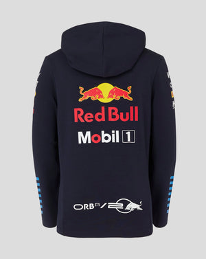 Red Bull Racing F1 Kid's 2024 Team Pullover Hooded Sweatshirt Navy