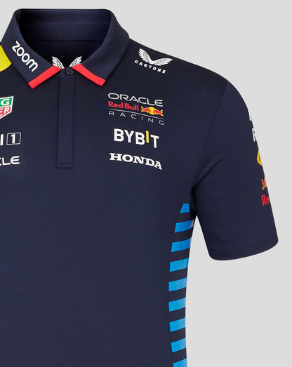 Red Bull Racing F1 Men's Team Polo Shirt Navy