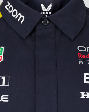 Red Bull Racing F1 Men's 2024 Team Button Down Shirt Navy