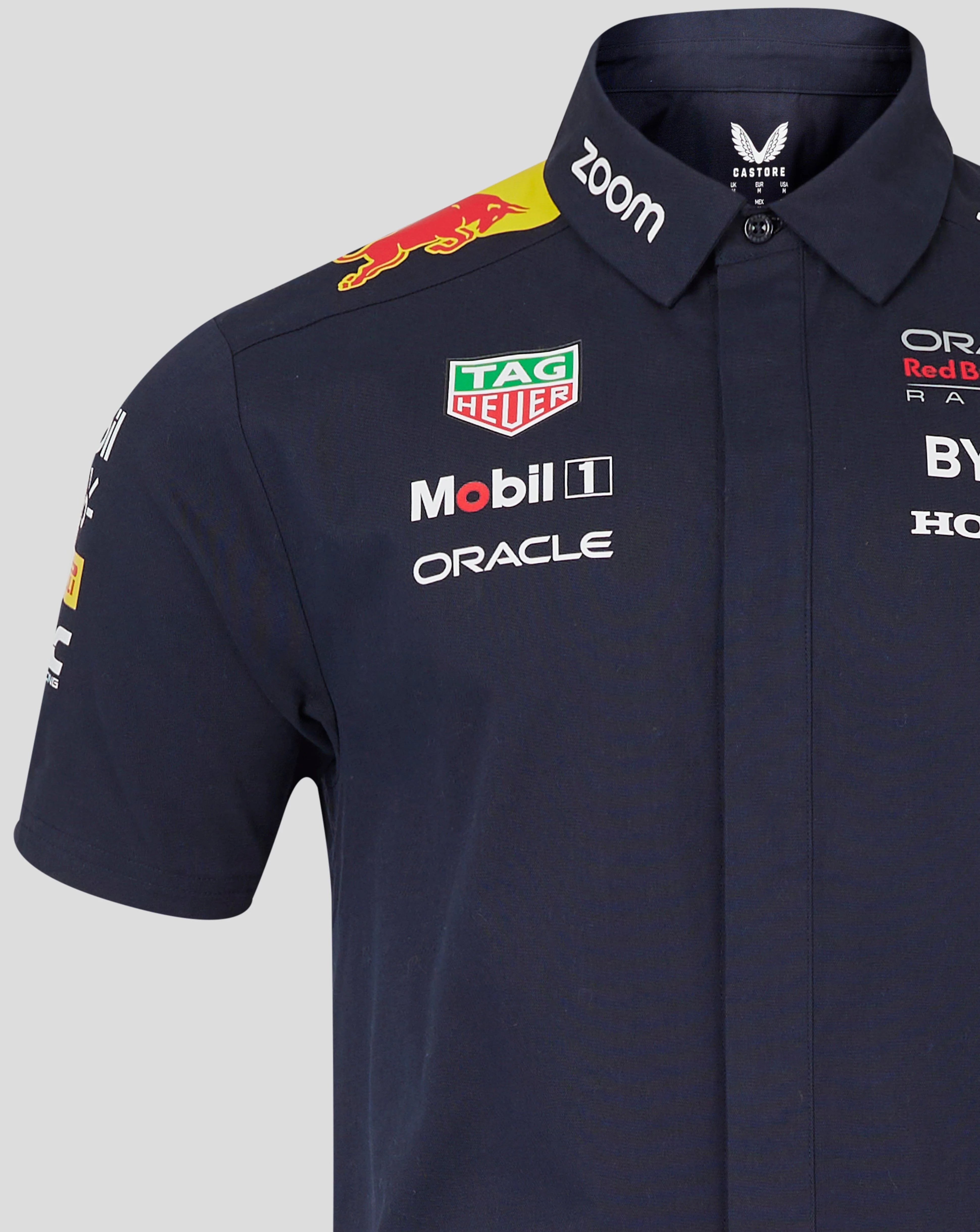 Red Bull Racing F1 Men's 2024 Team Button Down Shirt Navy