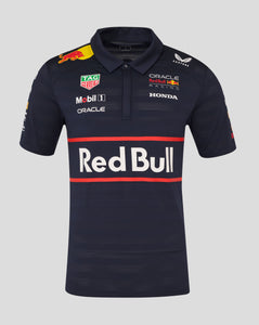 Red Bull Racing F1 2025 Men's Team Polo Shirt Navy