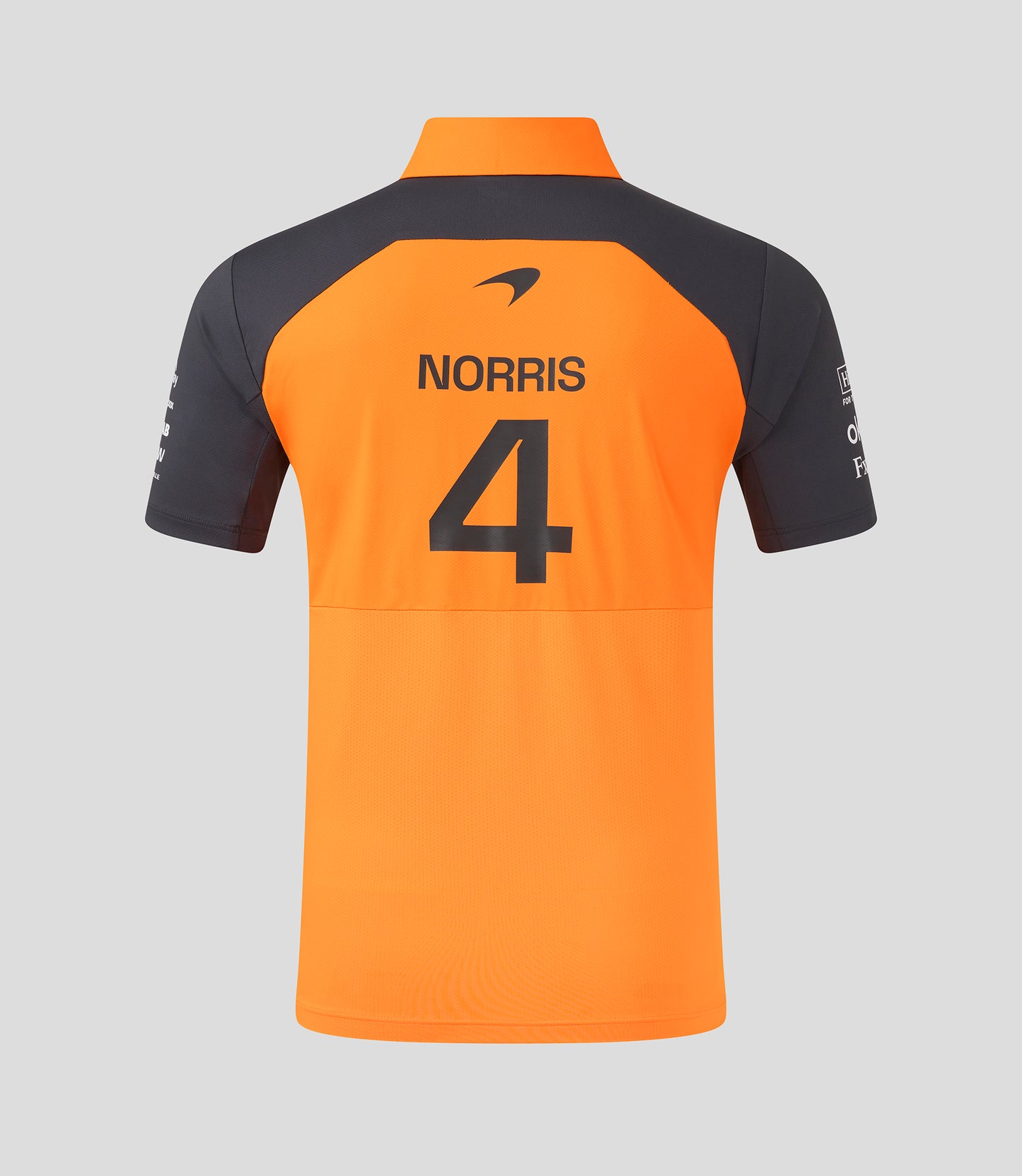 McLaren F1 Men's 2025 Lando Norris Team Polo Shirt Orange