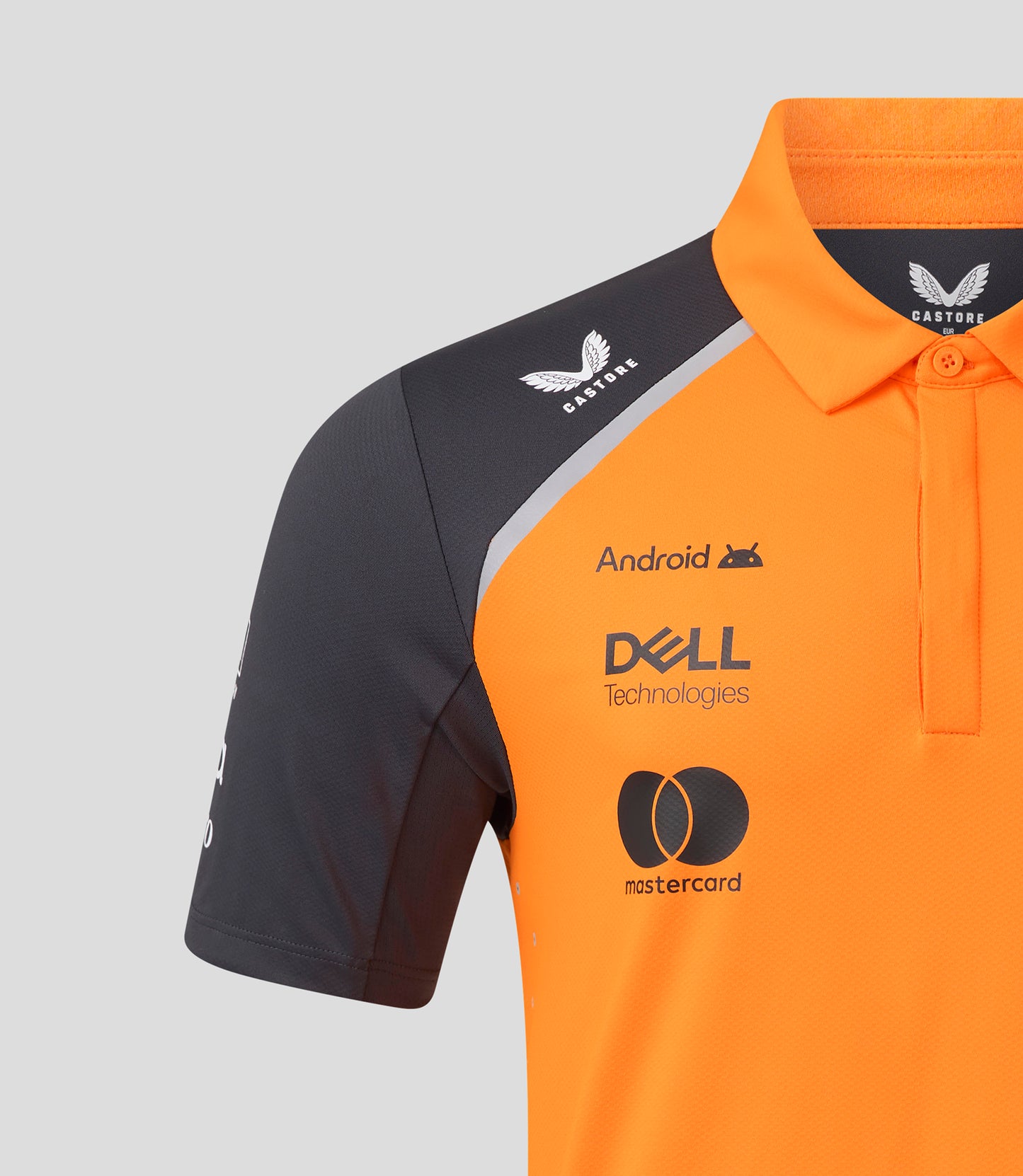 McLaren F1 Men's 2025 Lando Norris Team Polo Shirt Orange