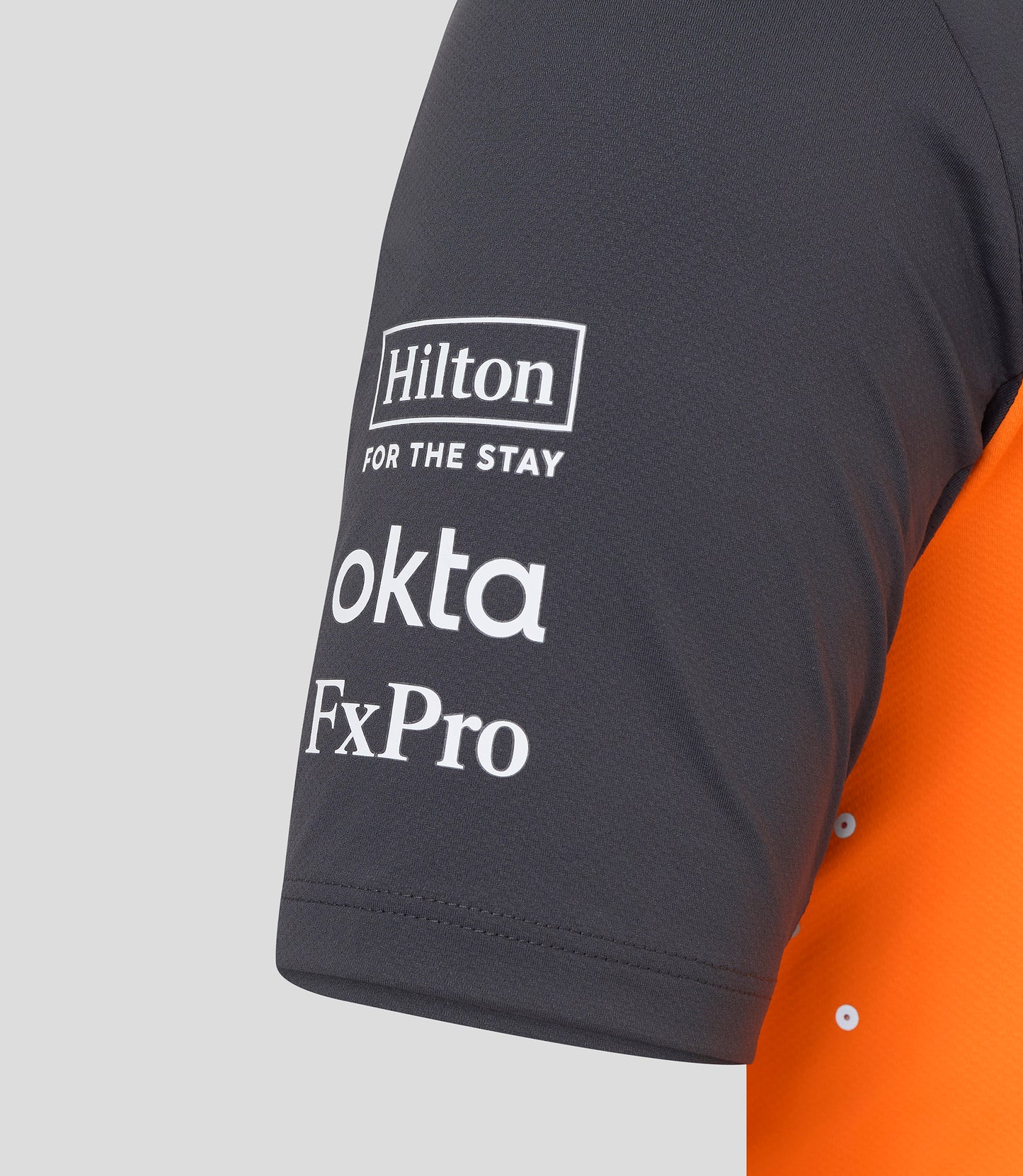 McLaren F1 Men's 2025 Oscar Piastri Team Polo Shirt Orange